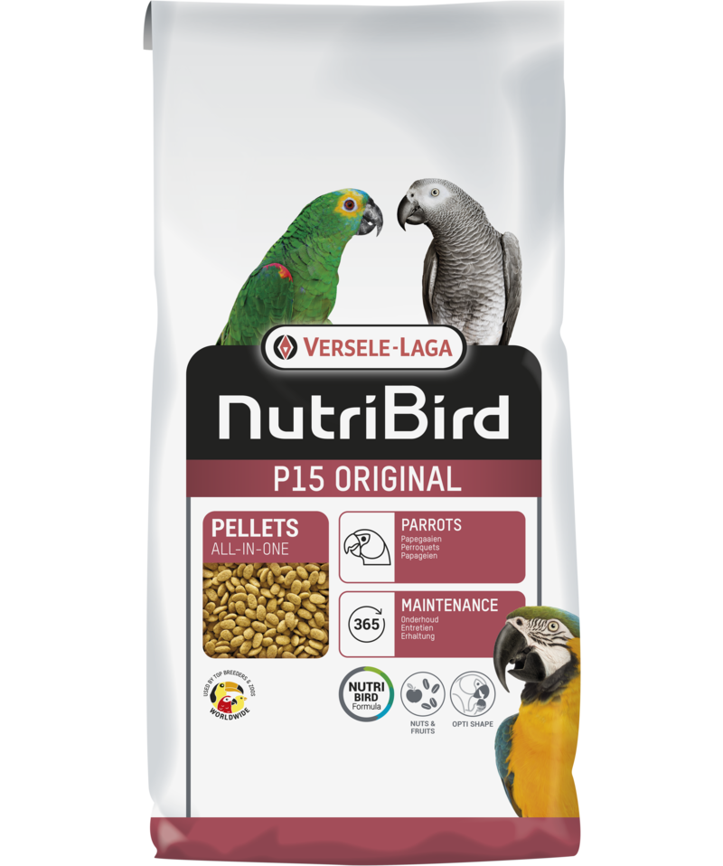Mangime per Pappagalli - Versele Laga Nutribird P15 Original 1kg