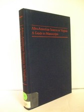 Afro-American Sources in Virginia: A Guide to Manuscripts by Plunkett