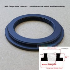 M40 40x1mm Female to M52 52x1mm Male M40-M52 All Mount Adapter Ring