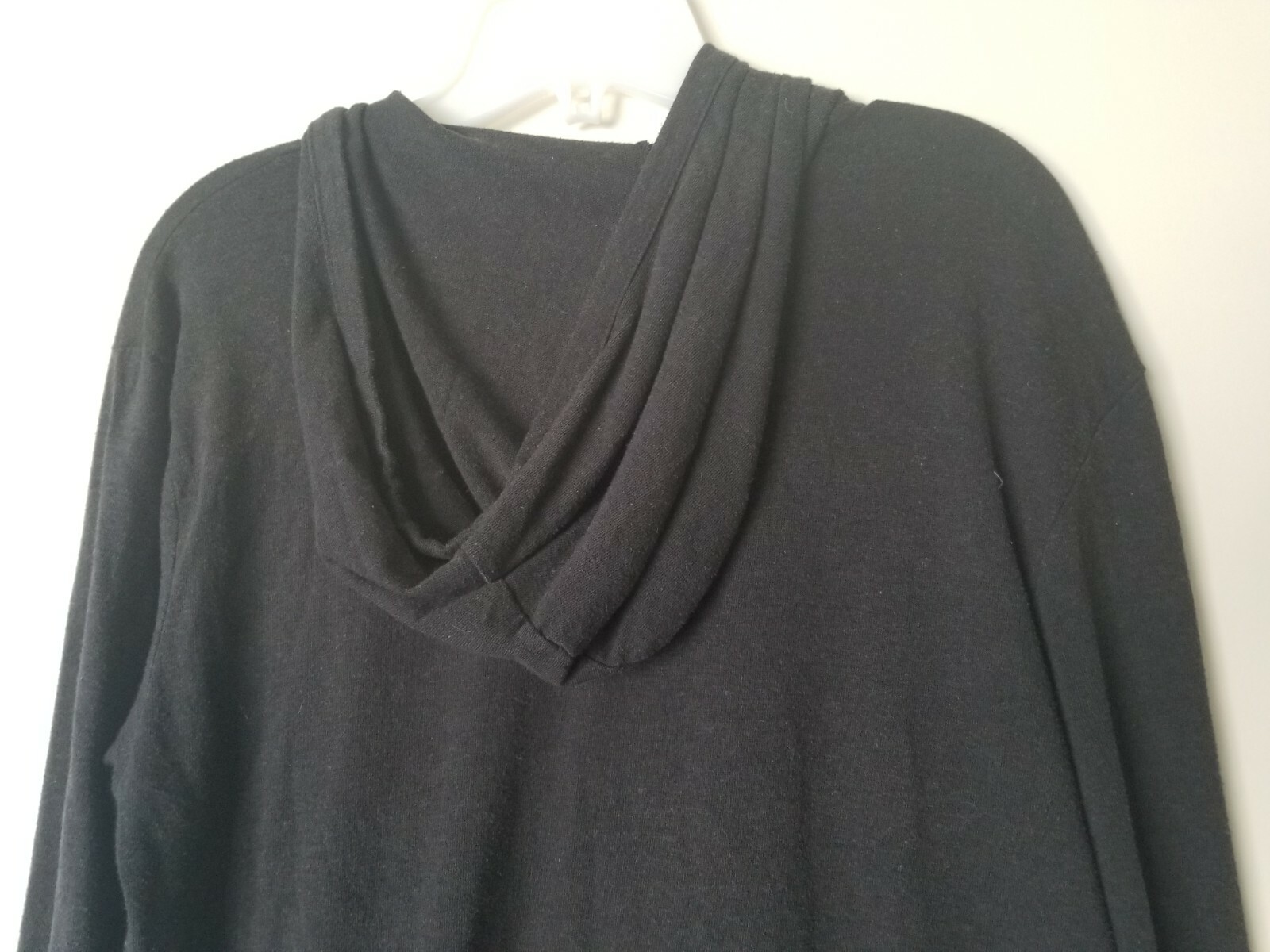 Alternative NVL Solid Basic Black Zip Up Hooded S… - image 8