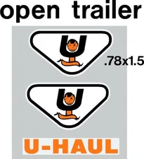 NYLINT  U-HAUL OPEN TRAILER SET