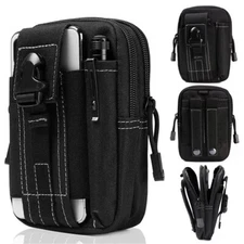 Tactical Molle Pouch Cellphone Holder EDC Utility Pouch Small Military Waist Bag