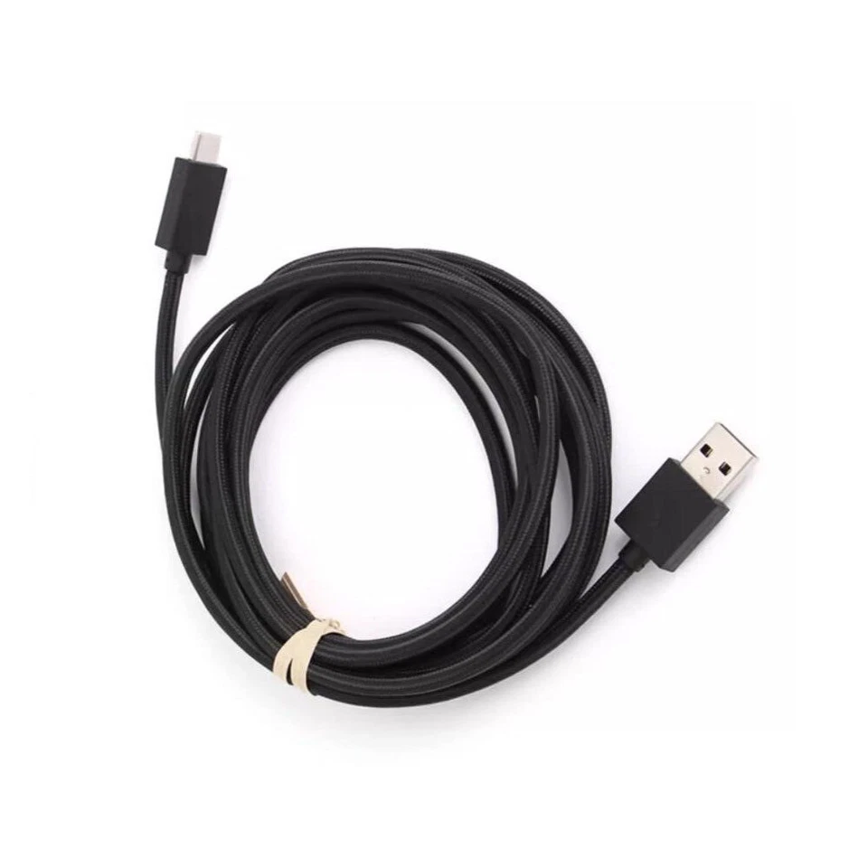 Cable de alimentación de carga USB-C original Sony de 2,8 m 9 pies para consola PS5 DualSense Edge Foto 4 de 4