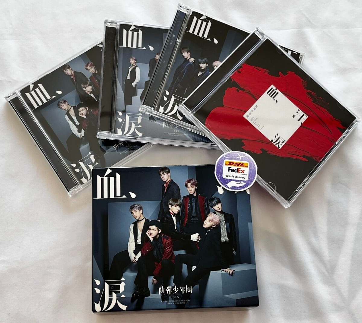 BTS Blood Sweat and Tears Official CDs 4 Types Set w/ Box