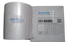 System One SteriTrack Sterilization Label 4"x1.5" L51-A500S 1" Core-Ultra Strong