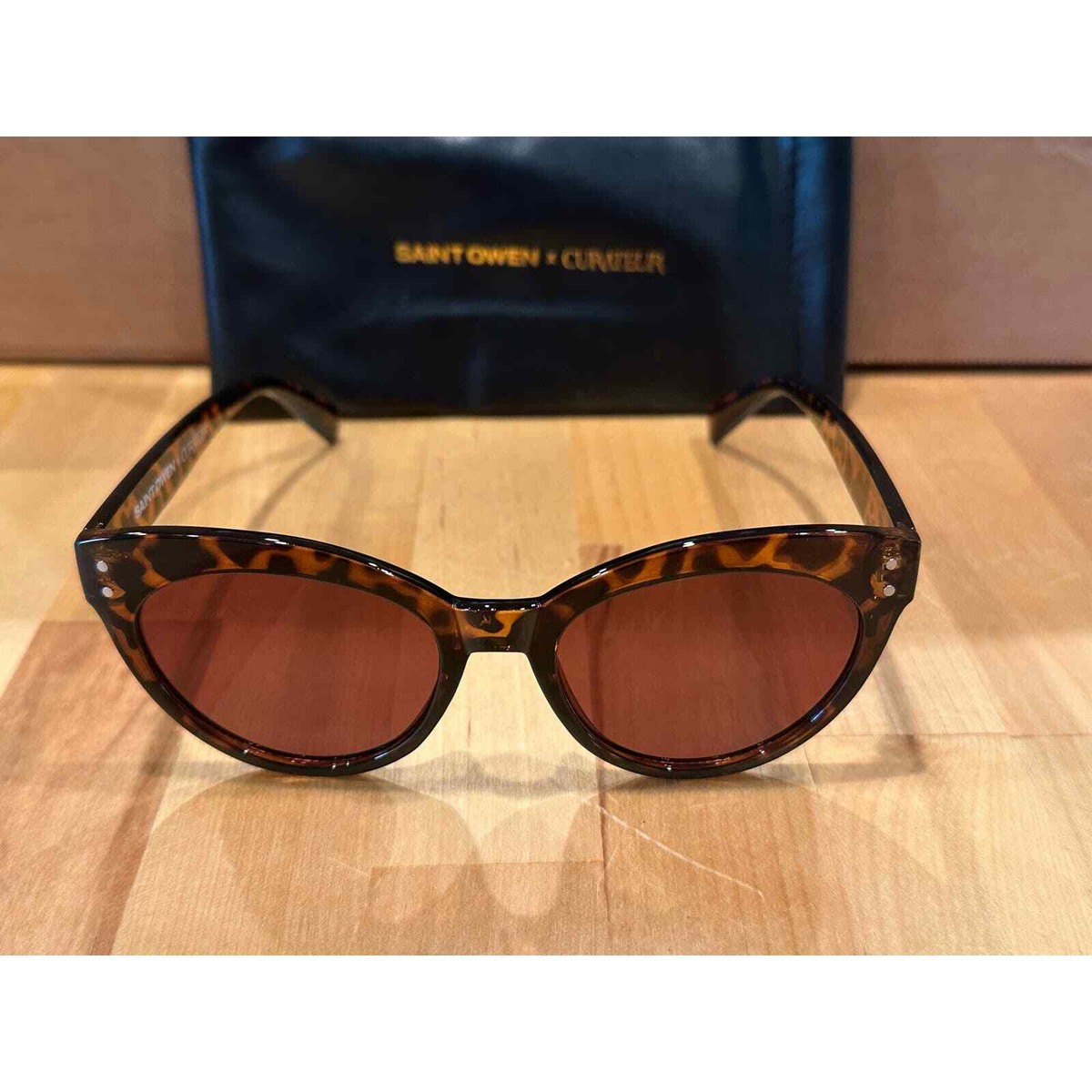 SAINT OWEN X CURATEUR WYLDE Tortoise Shell Sunglasses Saint Owen X Curateur WYLDE Tortoise Shell Sunglasses 95 MSRP main image 4