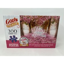 God's Peace Jigsaw Puzzle 300 Pieces 18"x 24" Includes 30-Day Devotional Poster