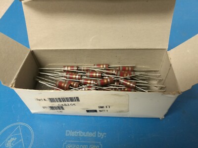 10 PCS -  OA82GK Ohmite 1 Watt 8.2 Ohm 10%, Carbon Composition Resistor NEW