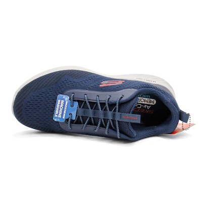 Skechers メンズ Bounder Intread スニーカー, ネイビー, 10.5 Wide