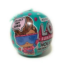 LOL Surprise Holiday Present Limited Edition Doll + Tiny Elf Ball Ships Today