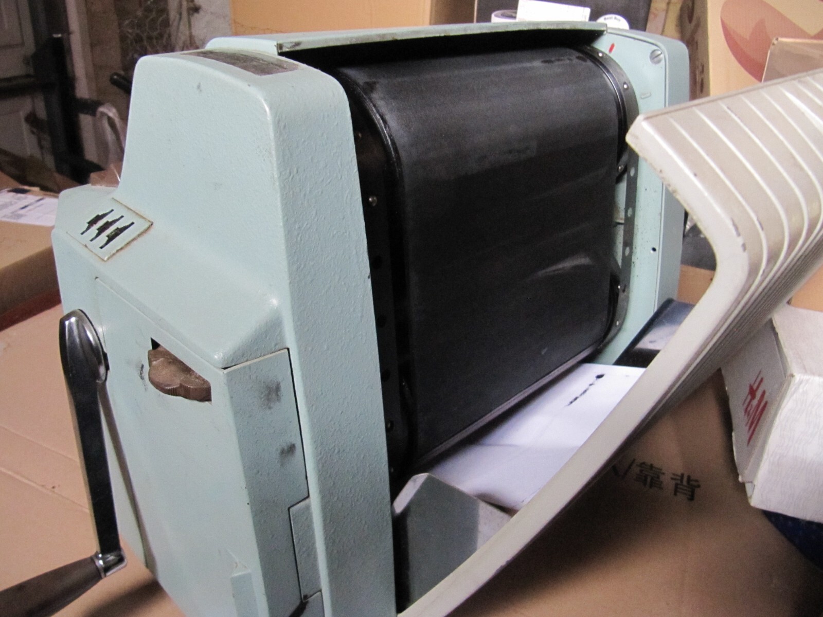Vintage Mimeograph Copier Hand operated copying machine Rex Rotary M4