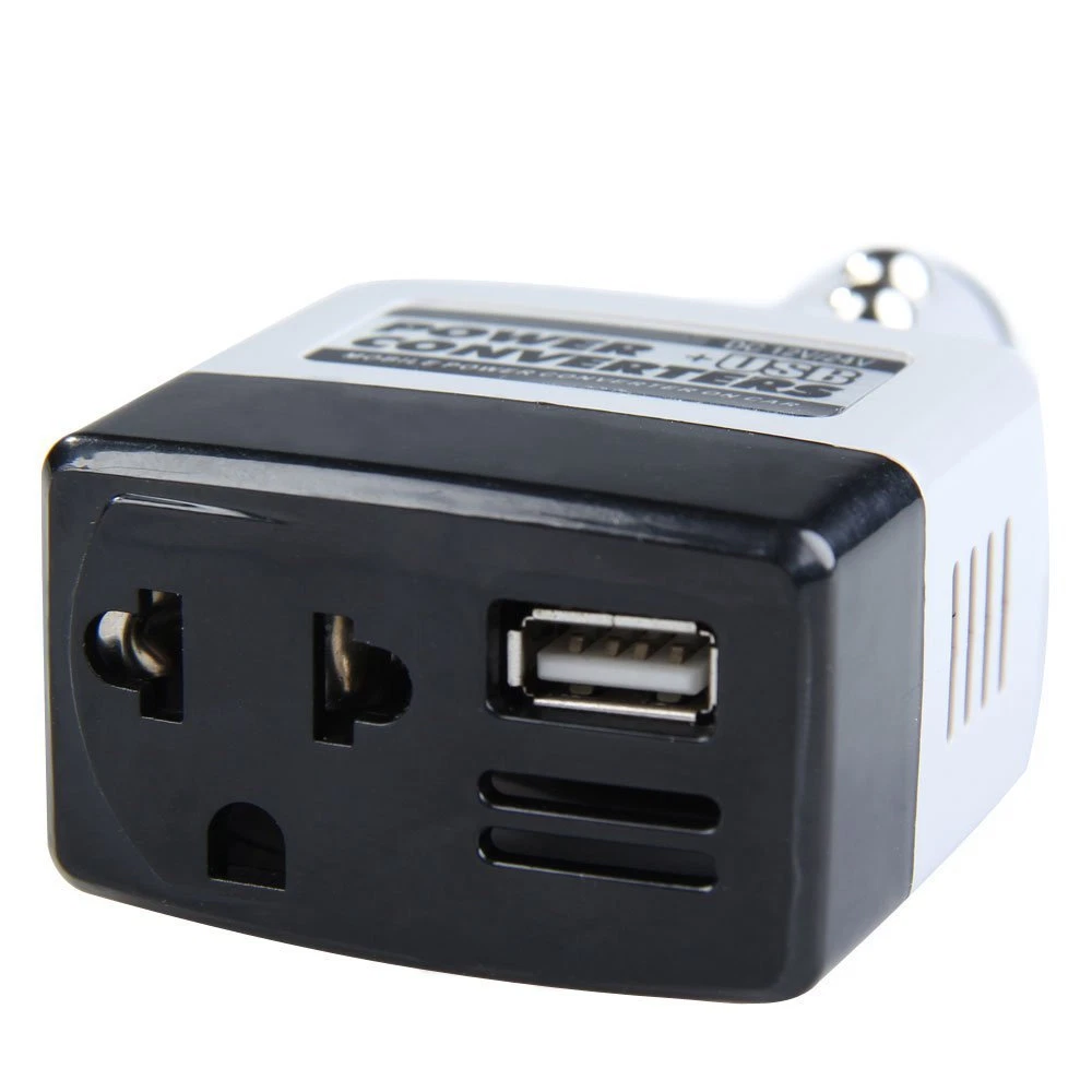 dc ac car power inverter laptop adapter cellphone gps usb charger