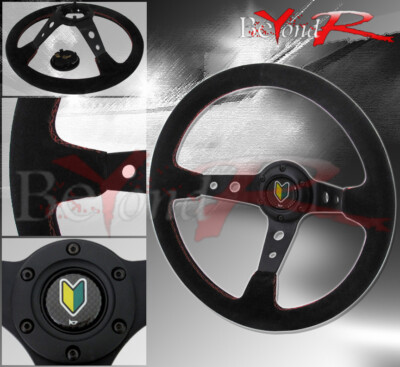 Tracking Drifting Road Tuning Sport Steering Wheel Light Weight Jdm Horn