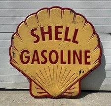 Shell Gasoline Metal Sign Garage Shop Parts Tools Vintage Style Wall Decor 35 Shell Gasoline Metal Sign Garage Shop Parts Tools Vintage Style Wall Decor 35