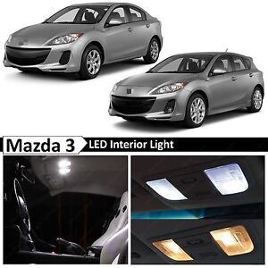 Details About 2015 2016 Mazda 3 Sedan Hatchback Interior White Led Light Package Kit