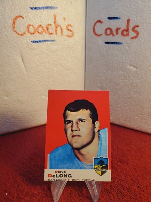 1969 Topps NFL Steve DeLong #129 San Diego Chargers 