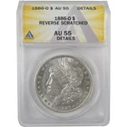 1886 O Morgan Dollar AU 55 Details ANACS Silver $1 Coin SKU:I19329