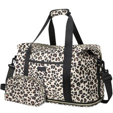 Expandable Travel Duffle Bag, Waterproof Weekender Overnight Bags for Women M...