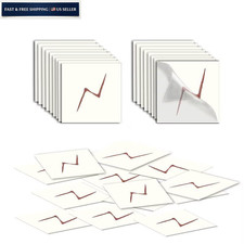 Col-Pary Wizard Lightning Bolt Scar Temporary 24 Count Pack of 1 , Red