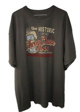 Dive Bar Shirt Club Historic Chevy Chase Inn T-Shirt XXL Gray 100% Cotton T0387