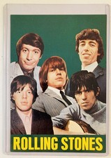 Rolling Stones Postcard Color 1960s Original Mick Jagger Milan Italy 516/7