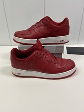 Size 12 Nike Air Force 1 ‘07 Varsity Red Leather 2011 SKU 315122-606