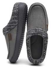 Men's Moccasin Slippers Clogs - House Slippers for Men with Arch Support and