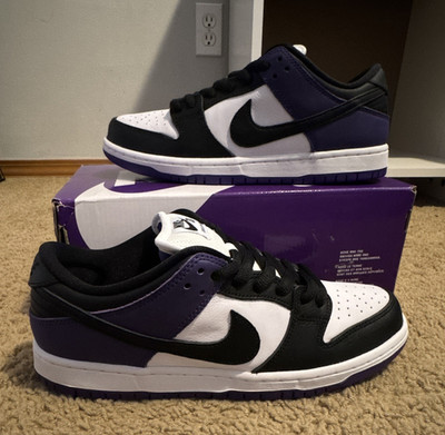 Nike SB Dunk Low Pro Court Purple Shoes Men's 8.5/ 10 Women