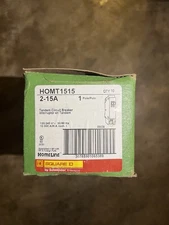 (BOX OF 10) HOMT1515CP Tandem circuit breaker, Homeline, 2 x 1 pole 15A/15A