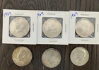 1964 90% Silver Kennedy Half Dollar 1967 1968 40% Silver Lot Six Coins Total JFK