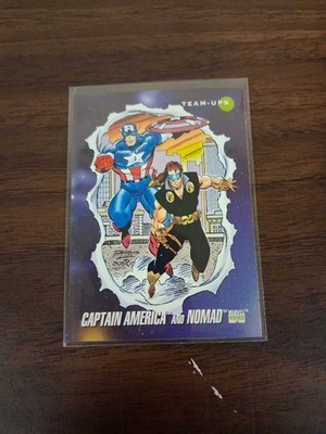 Marvel Impel 1992 Captain America and Nomad Team-Ups 80 Series 3 MCU