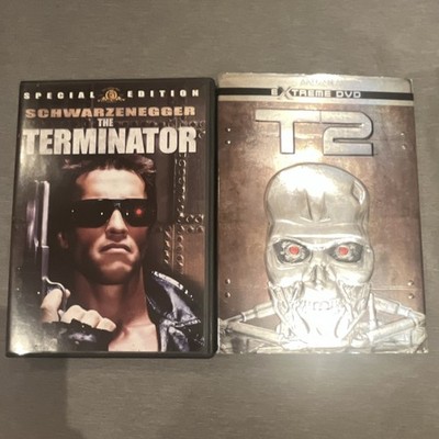 The Terminator Special Edition & T2 Extreme DVD Arnold Schwarzenegger James Cam 