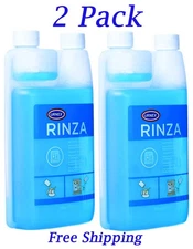 2-PACK RINZA Coffee Espresso Machine Milk System Frother Steam Wand Cleaner
