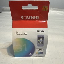 Genuine Canon Pixma 31 Color Ink Cartridge Tri-Color CL-31 New Sealed