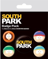 Gadget - South Park (Faces) Badge Pack -D- Pyramid