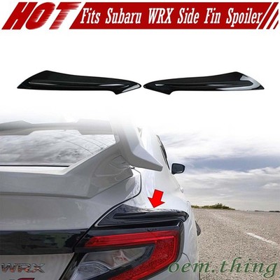 Painted Fits Subaru WRX VB 5th 4D Sedan Rear Trunk Side Fin Spoiler 22-26