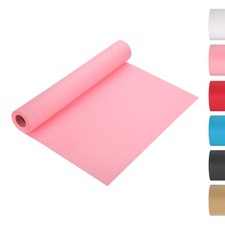 Kraft wrapping paper, 393'' x 17.3'' with shrink film, pink for
