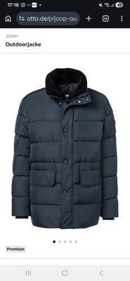 Joop Winter Outdoor Jacke Herren Gr. 54, bester Zustand, dunkelblau 