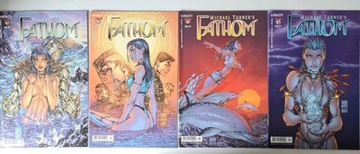Michael Turner's Fathom #1, #2, #3, #4 (Comic) Infinity / Top Cow 2000