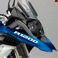 2Pcs Aufkleber R1200 Kompatibel FüR Motorrad BMW R1200GS R 1200 GS Adventure