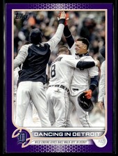 2022 Topps Purple Dancing In Detroit Tigers #US238