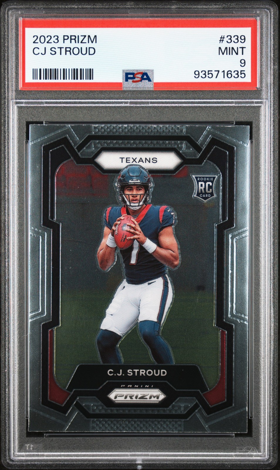 2023 PANINI PRIZM #339 CJ STROUD PSA 9
