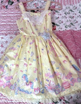 Angelic Pretty Dreamy Baby Room in Yellow JSK (MTO Version