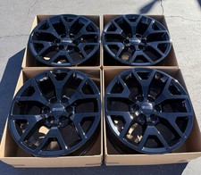 20 Gmc Sierra Gloss Black Yukon 1500 Wheels Suburban Tahoe Oem Rims 5698 Set 4 20 Gmc Sierra Gloss Black Yukon 1500 Wheels Suburban Tahoe Oem Rims 5698 Set 4