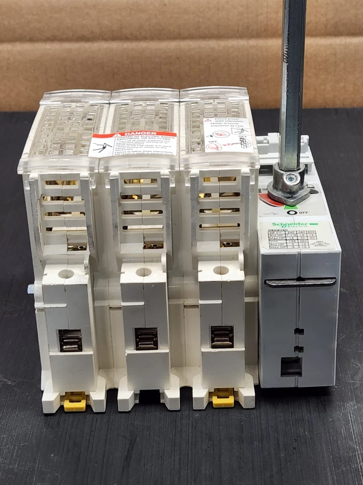 Schneider Electric GS2GU3N Disconnect Switch, 3-Pole 60A 600VAC/250VDC (K-49) - Image 3 of 4