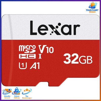 Lexar Micro SD Karte 32GB UHS-I U1 A1 bis 100 MB/s mit Adapter
