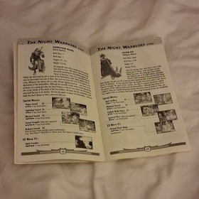 vtg Capcom Night Warriors Darkstalkers Revenge Sega Saturn Case,Manual, Disc, 96