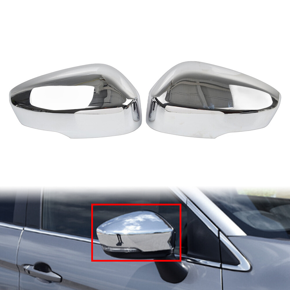 2018-2023 Mitsubishi Eclipse Cross Chrome Rearview Mirror Cover Trim Pair