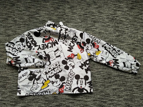 Women's The Disney Store Crop Mickey Mouse Jacket From Japan Disney Store Size L - Picture 9 of 9