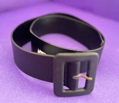 FRAME Black Leather Wide Belt THE DOUBLE WRAP BELT BLACK main image 4
